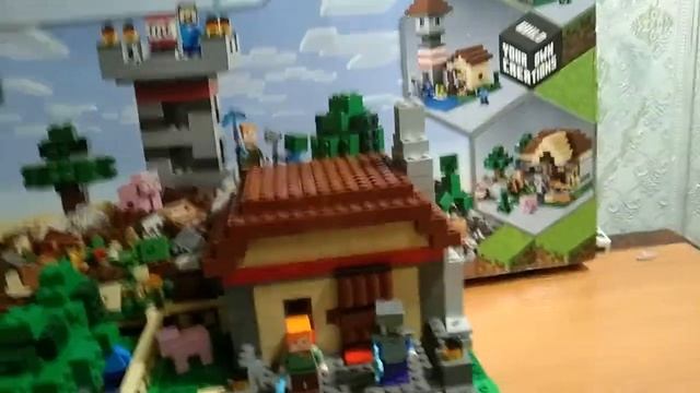 Новый набор Лего майнкрафт 21161,крафт 3.0 два обзора в одном._.