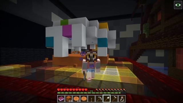 Я ЗАСТРЯЛА В ПЕЧКЕ В МАЙНКРАФТ! ПОИСК КНОПКИ ВНУТРИ БЛОКА