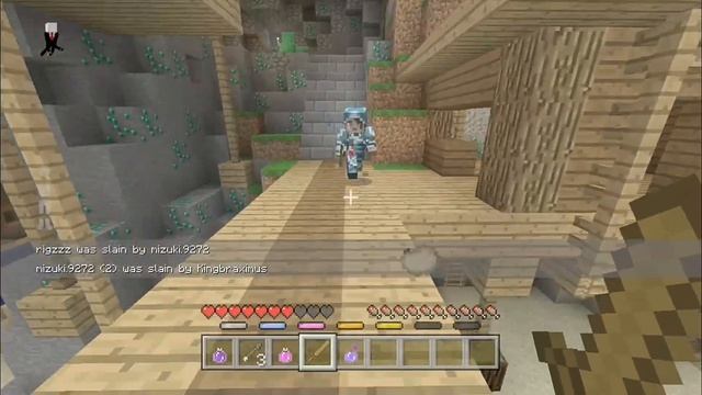 SlenderMan Skin Trolling In Minecraft Wii U