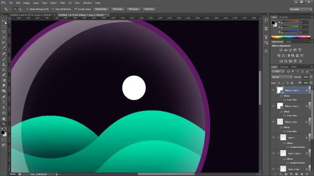 Glass Planet Design In Photoshop - Adobe Photoshop Tutorial - Advance UI Design Idea
