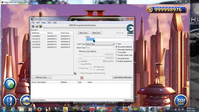 COMO CHAKEAR Angry Birds Star Wars II CON CHEAT ENGINE