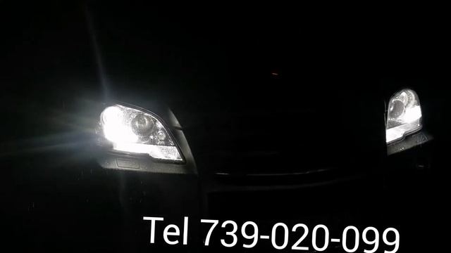 Mercedes ML Montaż Projektorów Bi-led  W Zwykle Lampy