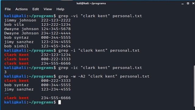 How To Use The Grep Command In Kali Linux- Search Files And Directories For Text Patterns