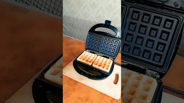 #завтрак#венские вафли в вафельнице#сегодня мой выходной#