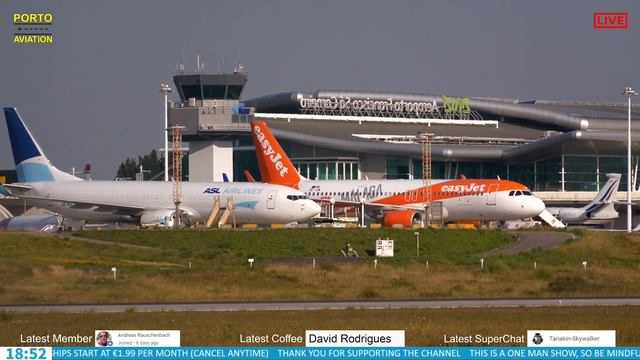 4K ? LIVE  Plane Spotting Porto Airport  (OPO/LPPR)  -  June 23, 2023