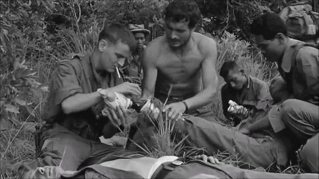317th Platoon. Movie Clip-01 ( Pierre Schoendoerffer, 1965 - Eng Sub )