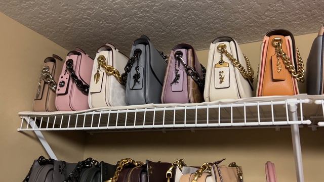 FULL CLOSET TOUR - How I Display My Coach, Tory Burch, Longchamp, LV, Marc Jacobs, Prada & More!!!