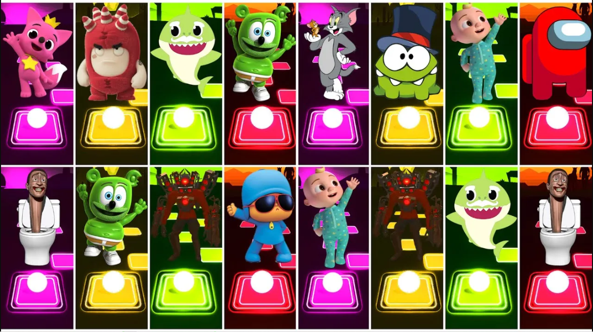 Oddbods Bubbles All Video Megamix ? Cocomelon Friends ? Baby Shark ? Skibidi Toilet. Кто победит?