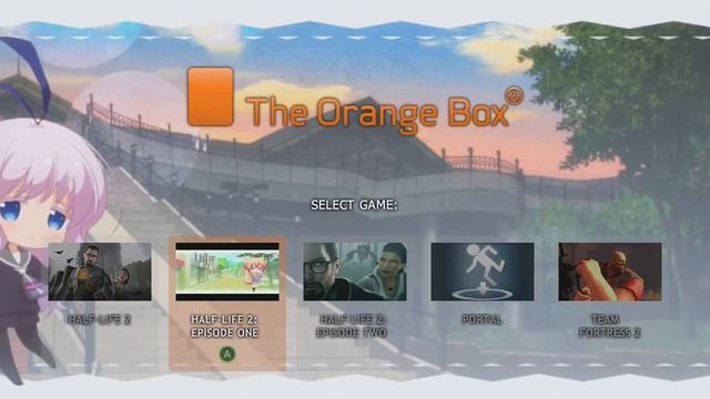 The Orange Box xbox 360 custom main menu videos