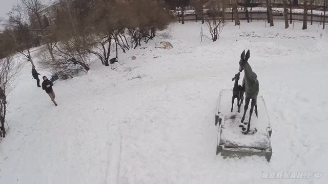 GoPro Hero 3+ Black аэросъёмка с гексакоптера WLToys V323 - любительское прогулочное видео