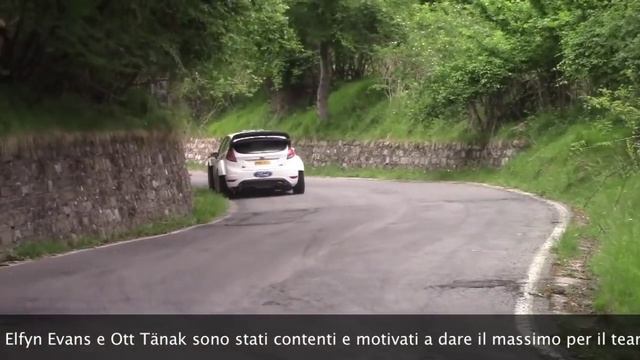 Rally Test  Team ufficiale Ford M-Sport sulle strade del Rally di Sanremo