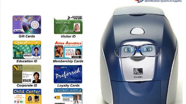 Zebra Photo ID Card Printer Animation