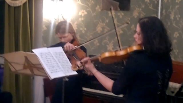 Виктор Екимовский - стансы для двух скрипок.