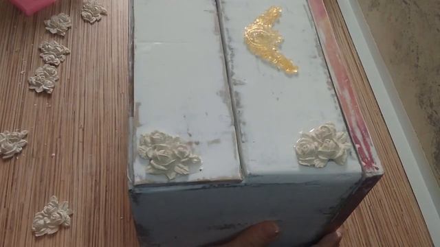 Шкатулка - комод в старинном стиле
