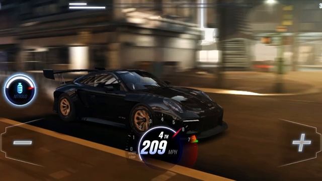 CSR2Duke Dynamics 911 GT-RSR purplegold shift  tune for 7.66x 7.73x