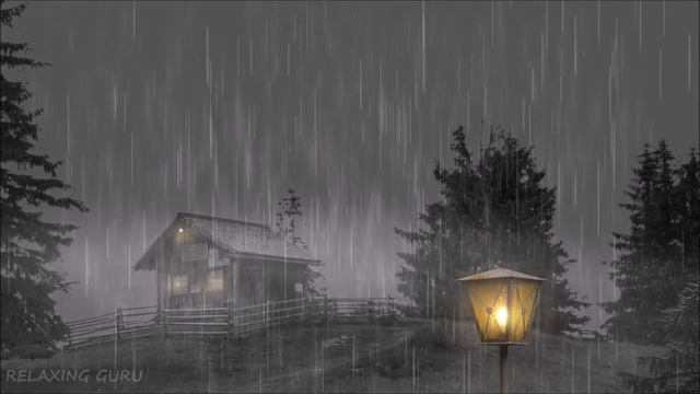 No more sleepless nights! Violent Thunderstorm Sounds with Heavy Thunder and Rain to Sleep, Relax