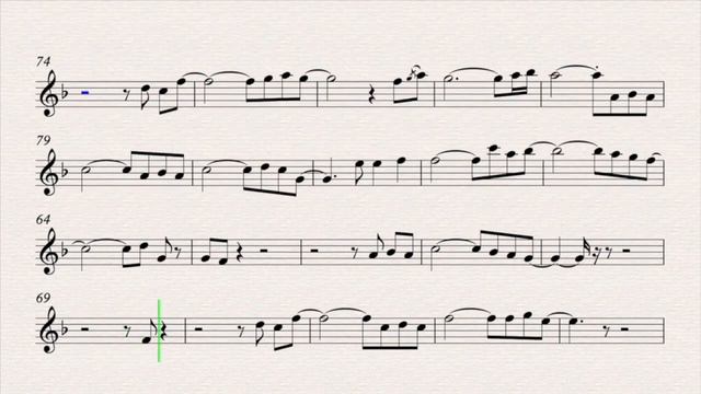 A Sky Full Of Stars - Coldplay - With Vocal Line And Sheet Music For Practice