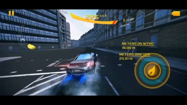 Race In London City Of America || Peugeot RCZ R || Asphalt 8 Gameplay