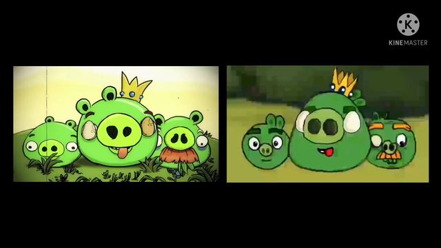 Angry Birds Cinematic Trailer - Comparison Original vs. Reanimated
