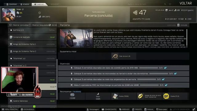 Parceria (Chumming) - Tutorial De Quest - Escape From Tarkov