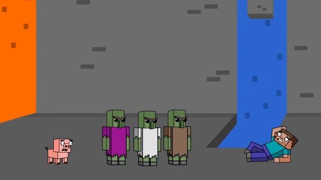 Зомби-жители и Ферма (майнкрафт анимация) | Часть 11