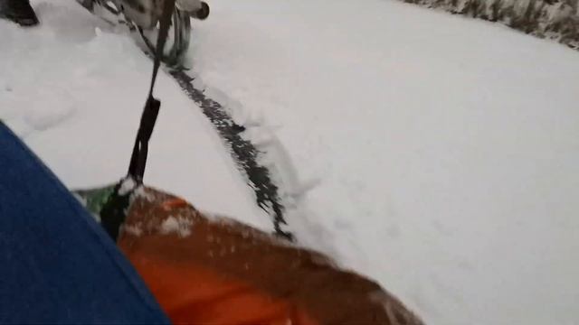 ЗИМНИЙ ДРИФТ НА МОПЕДЕ | ПРОВАЛИЛСЯ ПОД ЛЕД???