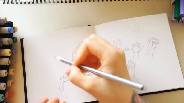 Как же рисовать эти чёртовы руки | Скетчбук для набросков