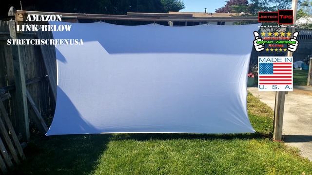 120 Inch Projection Screen For Outdoor & Indoor | StretchScreenUSA | JoeteckTips