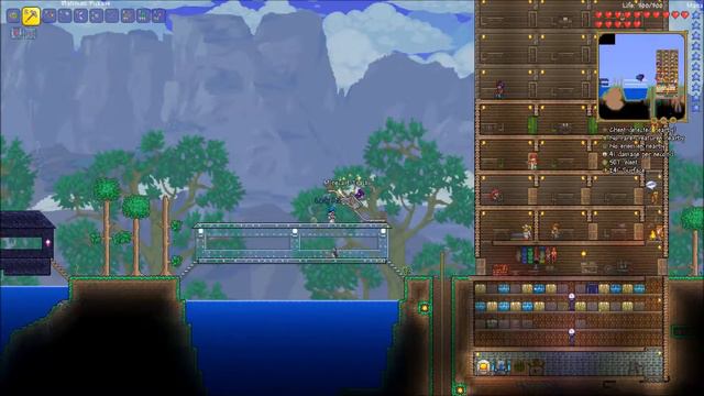 Terraria 1.3 Expert Mode Co-op 17 - Island In The Sky