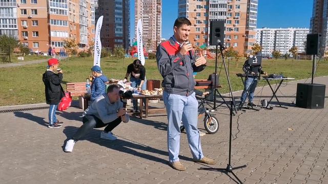 Праздник посадки деревьев у Ерофей арены