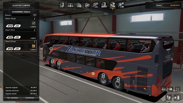 BUS MARCOPOLO G8 1800 DD MB | 6X2-8X2| ETS2