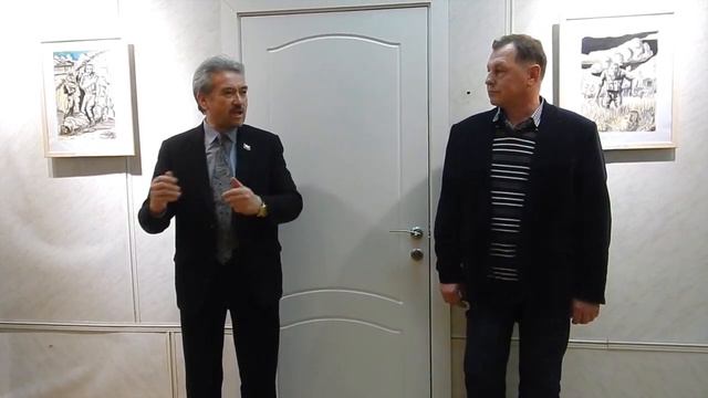Открытие выставки А  Чикишева