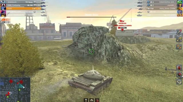 ✭ Т-54 | МАСТЕР | 4513 УРОНА | КАРТА 