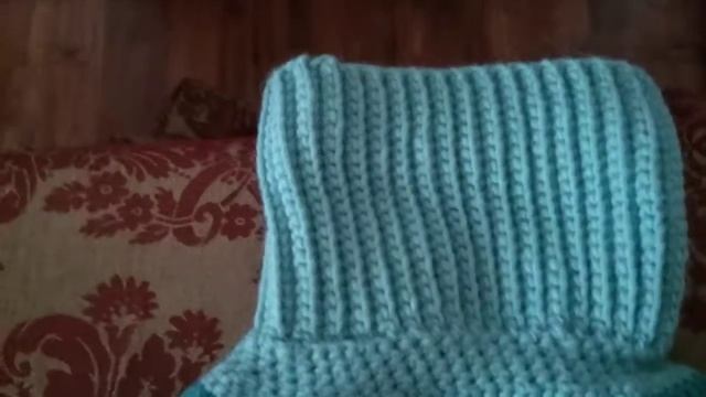 Вяжем набор из берета и пончо . Крючком. За 3 дня.Без схемы.Из серии, как подзаработать .