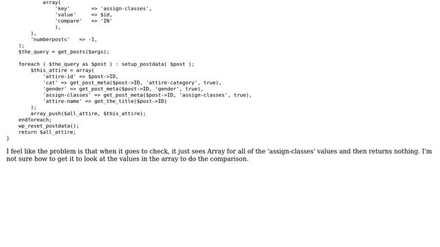 Wordpress: Meta_query Where The Key Value Is Stored As An Array