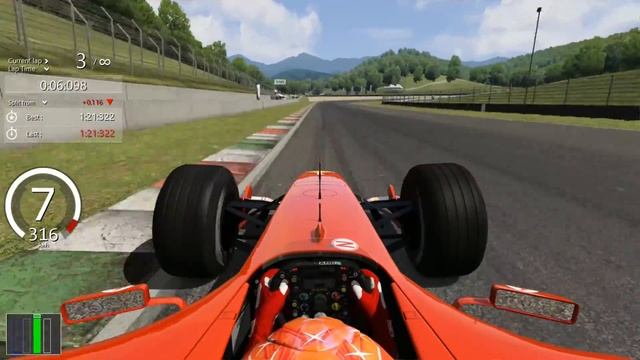 Assetto Corsa - Ferrari F2004 Hotlaps At Mugello