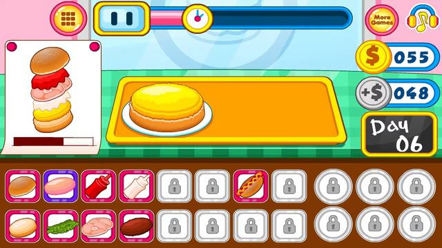 Бургер/Burger Shop Fast Food игра часть 9