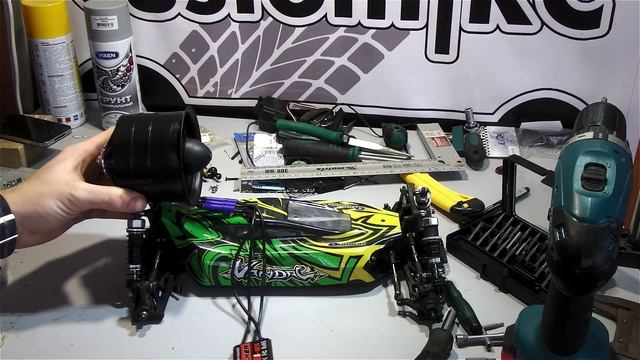 CustomRC - Аэросани часть 2 (шасси)