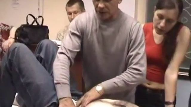 Фиксация почки. Огулов. Обдавливание живота. 06 14