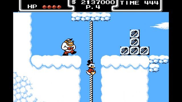Утиные истории Stage 4- THE HIMALAYAS  Duck Tales игра на DENDY