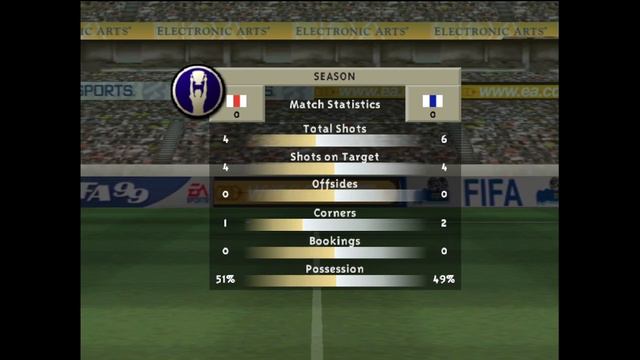 FIFA 99 - Tottenham Hotspur Season MatchWeek 31 Versus Southampton