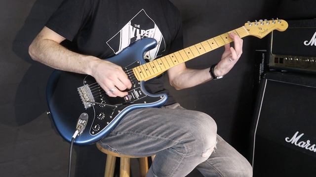 Fender 2020 Professional II Stratocaster Dark Night Guitar