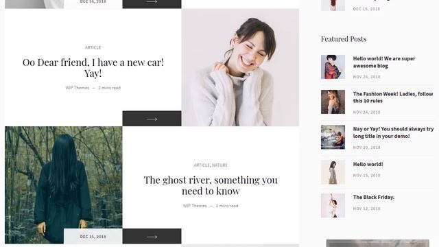Aboom - Personal Blog WordPress Theme