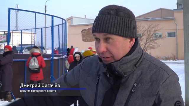 Впервые за полвека в посёлке «Сокол» появился собственный каток