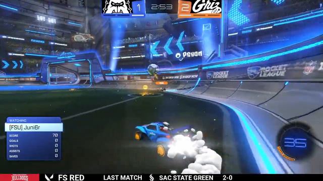 NECC Rocket League Week 1 | Fresno State Red Vs Montana Tan