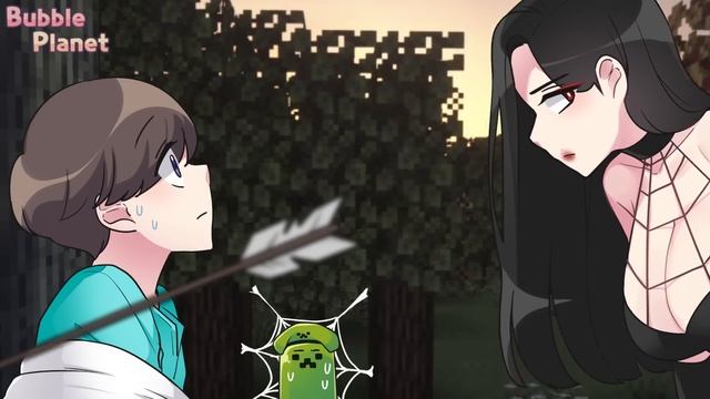 Spider Vs Skeleton | Minecraft Anime