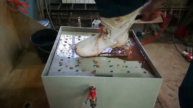 Установка для ручной мойки обуви Спрут