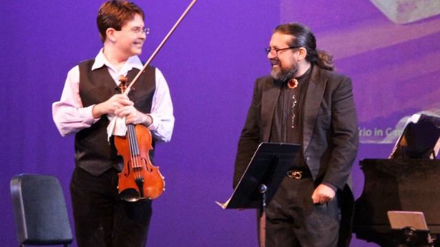 Brahms  - Sonatensatz (Scherzo) Leonid Sushansky Violin, Carlos Cesar Rodriguez Piano