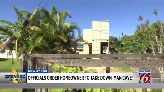 Shipping Container ‘man Cave’ Has To Come Down, Brevard County Says