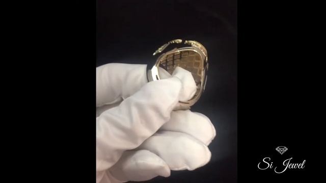 Мужская золотая печатка 